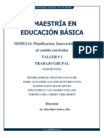 Propuestas Curriculares Taller N#1