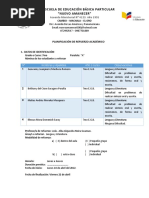 PLANIFICACION DE REFUERZO 7mo LENGUA Y LIERATURA