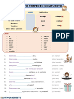 Pretérito Perfecto Compuesto: Compr Com VIV Compr Com VIV