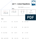 Grade 7 - Worksheet 1