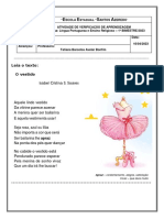 Avaliação de Português - 3º Ano - 1º Bimestre - 2023