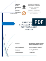 Rapport de Synthese de La Méthode Des Forces TAGUIMTSOP Et TOBIO