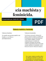 Violencia Machista y Feminicida...