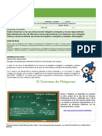 El Teorema de Pitágoras: Docente: Alvaro Enrique Niño Bayona Area: Matematica Periodo N°: Segundo Guia N°