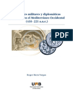 Relaciones Militares y Diplomáticas de Cartago en El Mediterráneo Occidental (410 - 221 A.n.e.)