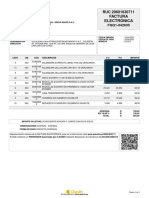 Factura Electrónica: Cant. UM Cód. Descripción V/U P/U Importe