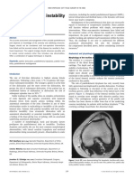 Patellofemoral Instability