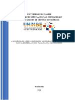 Universidade de Namibe Faculdade de Ciências Sociais E Humanidade Departamento de Ciências Económicas