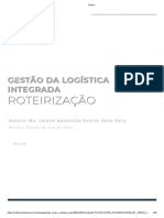 0 GESTÃO DA LOGÍSTICA INTEGRADA GR1351-roterização Un 3