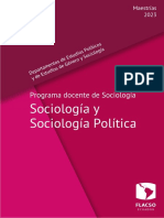 Sociología y Sociología Política