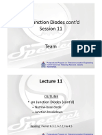 Lecture11 PN JUNCTION DIODES