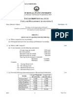 Facacor03T-B.C - (CC3) C M A - I: West Bengal State University