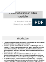 L'insulinothérapie en Milieu Hospitalier