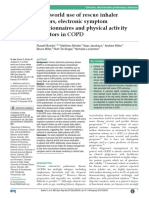 Real-World Use of Rescue Inhaler Sensors, Electronic Symptom Questionnaires and Physical Activity Monitors in COPD