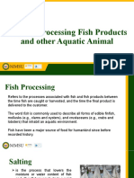 Ways of Processing Fish Products and Other Aquatic Animal