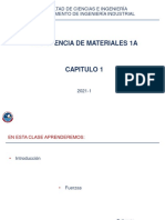 Resistencia de Materiales 1A: Facultad de Ciencias E Ingeniería Departamento de Ingeniería Industrial