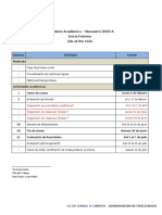 Calendario Académico - Semestre 2023-A Inicio Febrero 2do Al 6to Ciclo