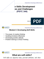 Human Skills Development Issues and Challenges: (PSYC 344)