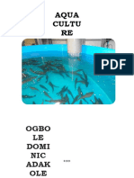 Aquaculture Ogbole Dominic Adakole