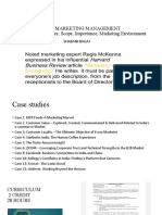 Unit1: Marketing Management Basic Concepts, Nature, Scope, Importance, Marketing Environment