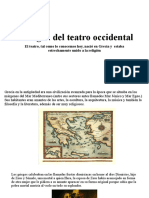 El Origen Del Teatro Occidental