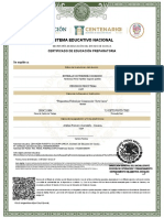 Sistema Educativo Nacional: Certificado de Educación Preparatoria