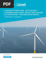 Floating Offshore Wind - Application of Standards, Regulations, Project Certification & Classification - Risks and Opportunities