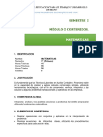 Modulo Matematica