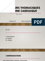 Douleurs Thoraciques D'Origine Cardiaque: DR Allognon