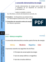 Aulas 3 e 4 - Força Eletromecânica Desenvolvida Num Sistema Eletromagnético Início Do Estudo Da Máquina Assíncrona