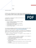 Carta Invitación Proceso de Selección RV Legal Adecco