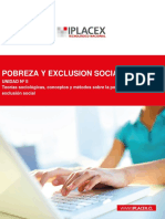 Pobreza Y Exclusion Social: Unidad #Ii Teorías Sociológicas, Conceptos y Métodos Sobre La Pobreza y La Exclusión Social