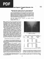 Automated Diagnosis of Congenital Dislocation of The: Index Teams