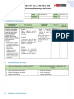 Sesión de Aprendizaje Celebramos El Domingo de Ramos.: I. Datos Informativos: Ii. Propósitos de Aprendizaje