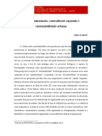 Desregulamentação, Contradições Espaciais e