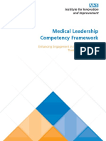 Medical Leadership Competency Framework: Enhancing Engagement in Medical Leadership Third Edition, July 2010