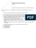 Turno Noite Atividade Prática Sobre As Normas Técnicas de Redação de Um Trabalho Científico ABNT-1