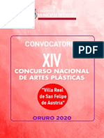 Convocatoria: Concurso Nacional de Artes Plásticas