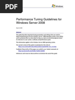 Performance Tuning Guidelines For Windows Server 2008