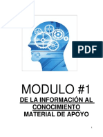 Modulo #1: de La Información Al Conocimiento Material de Apoyo