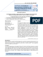 Case Report of Diethyl Carbamazine Induced Anterior Uveitis With Raised Intraocular Pressure in Known Case of Lymphatic Filariasis