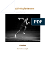 Factors A Ecting Performance: 400m Run