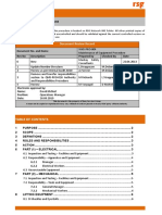 WHS PRO 004 Maintenance of Equipment Procedure