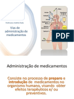 Vias de Administração de Medicamentos