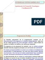 Universidad Centroamericana Departamento de Desarrollo Tecnológico Coordinación ISI