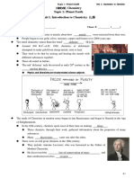 1 Introduction To Chemistry (Teacher)