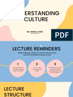 II. Understanding Culture