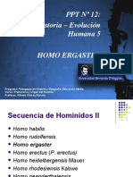 #12: Prehistoria - Evolución Humana 5 Homo Ergaster