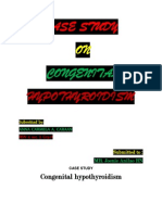 Case Study Congenital Hyperthyroidism