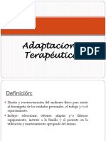 3 Adaptaciones Terapeuticas